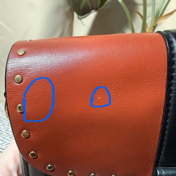 Coach Georgie Saddle Bag in Colorblock Signature Canvas & Rivets - 2021 - EUC - Picture 11 of 16